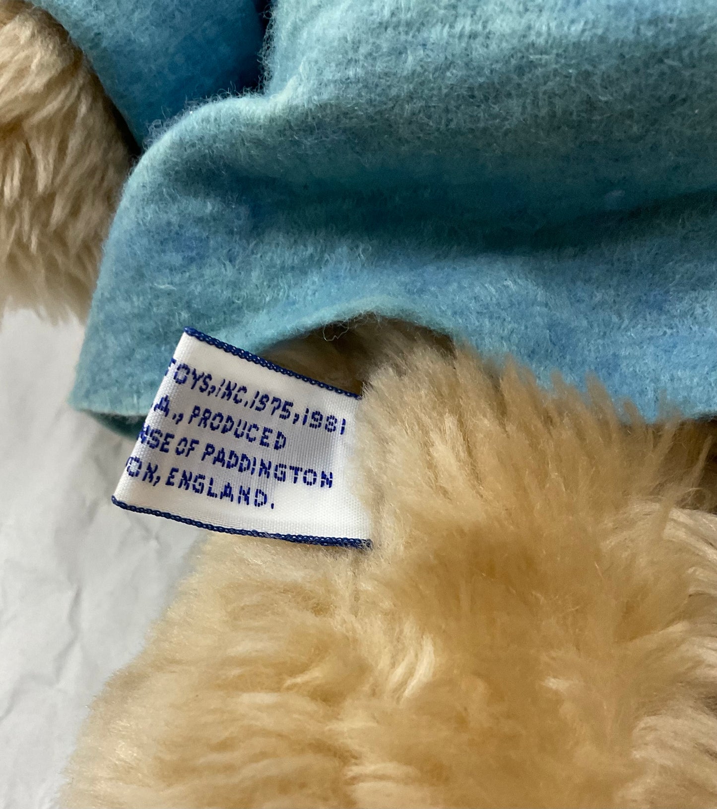 Vintage Eden Toys Paddington Bear Plush (1975 Licensed Edition)