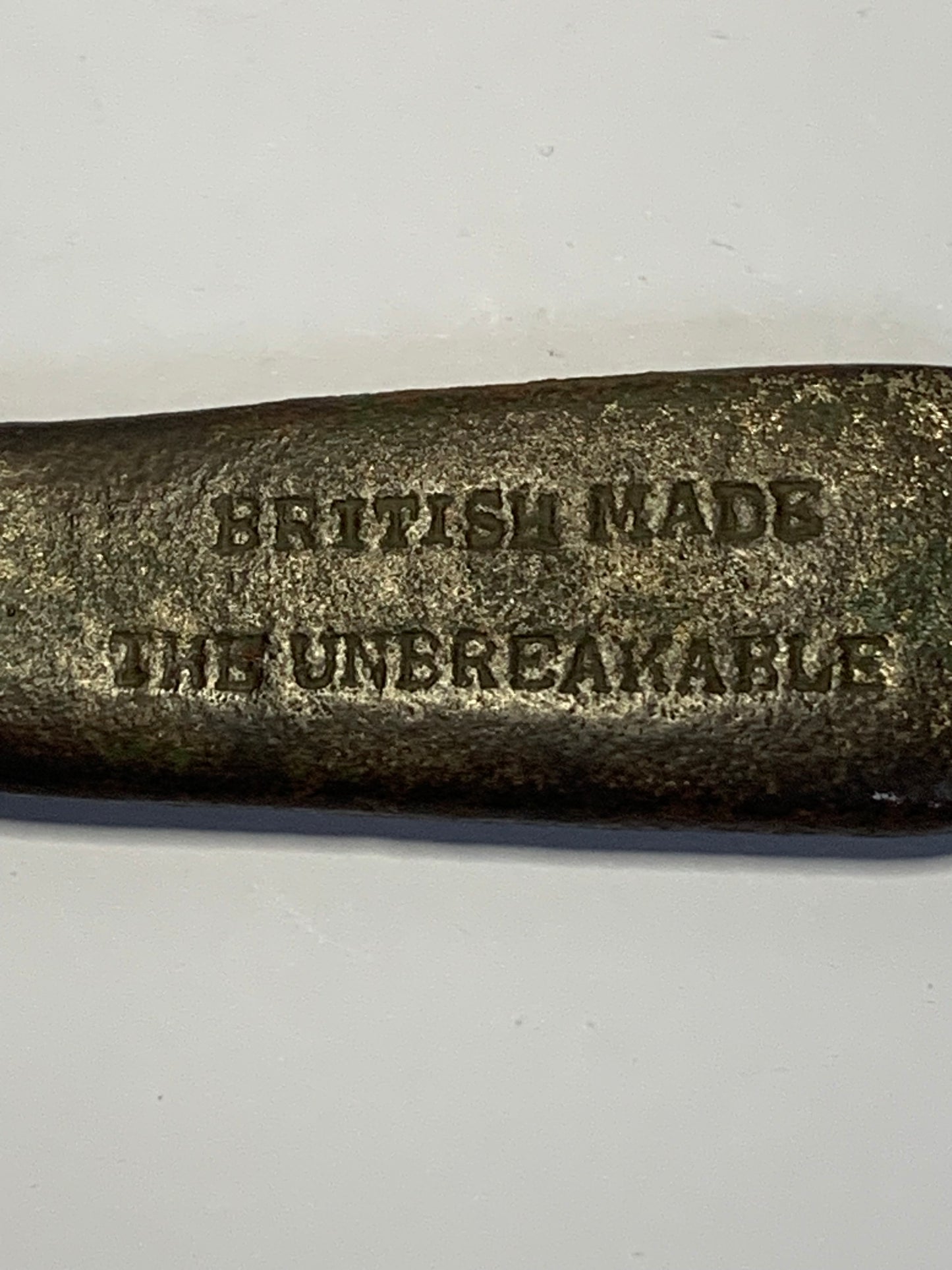 Vintage Cast Iron “The Unbreakable” Golf putter head made in Britain