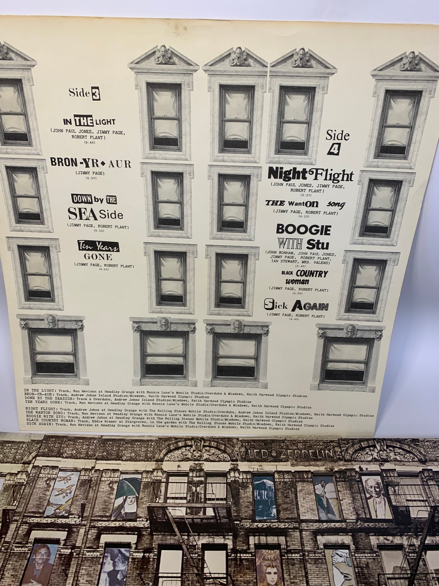 Led Zeppelin - Physical Graffiti (1975) Original Vinyl Double Album - Atlantic Records
