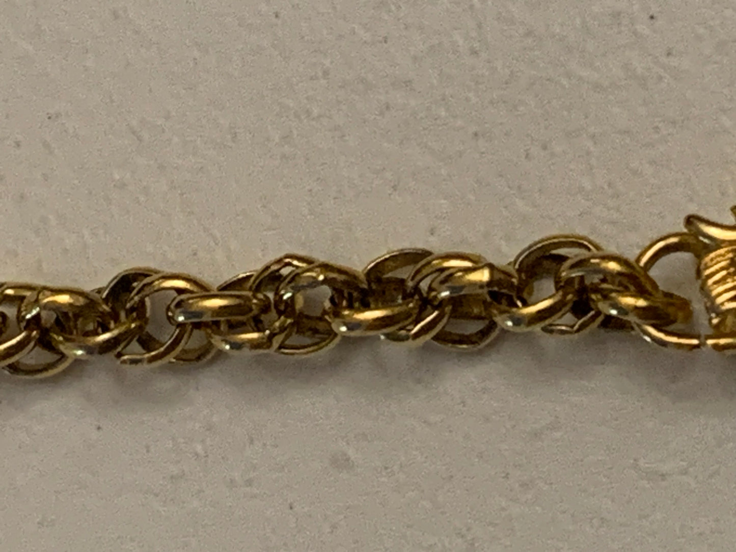 Chinese Dragon Bracelet- Gold tone metal