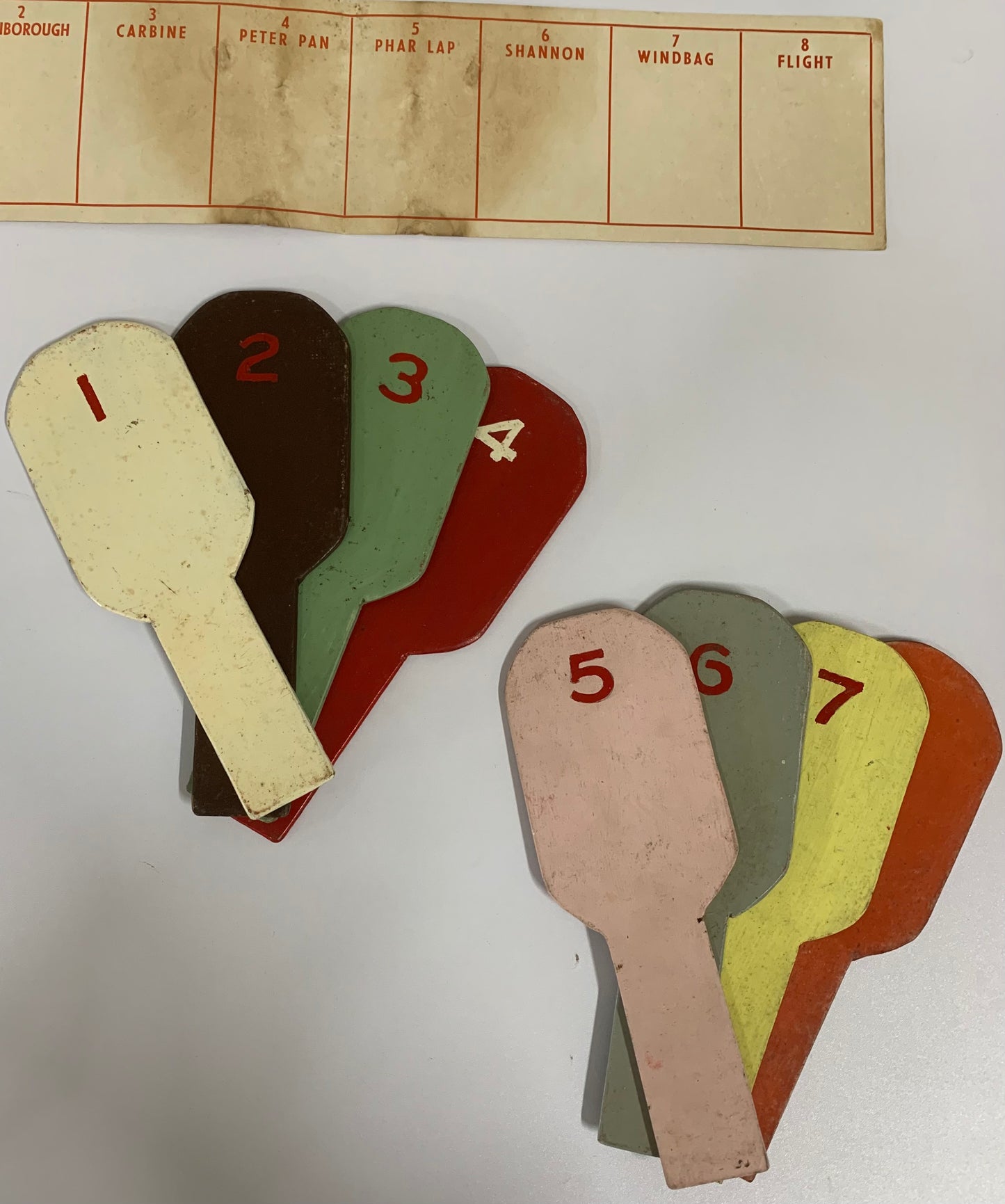 Vintage Race-Play Horse Racing Game by M&L Plastics