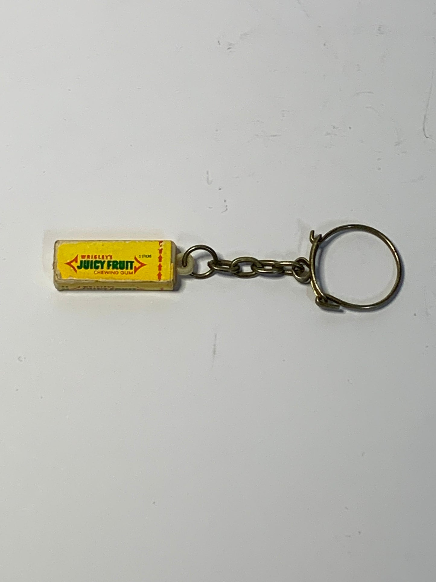 Vintage Wrigley’s Juicy Fruit Chewing Gum Novelty Keychain