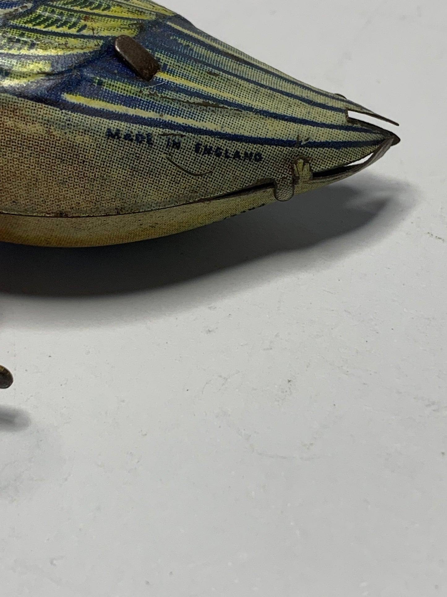 Vintage Tin Triang/Minic Wind up Toy Bird