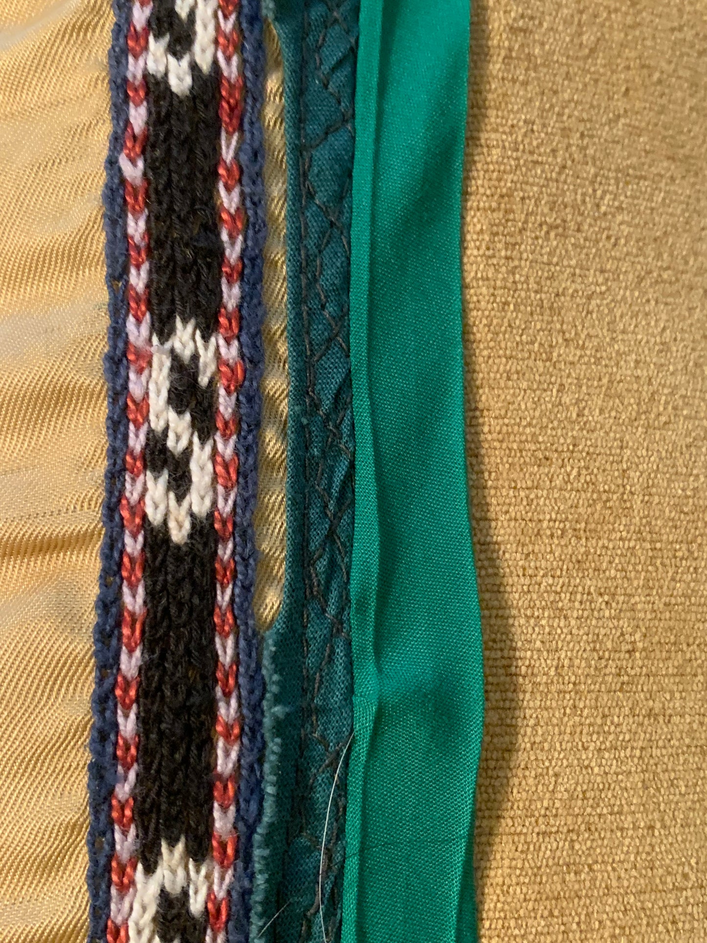 Vintage Suzani Textile featuring hand embroidery