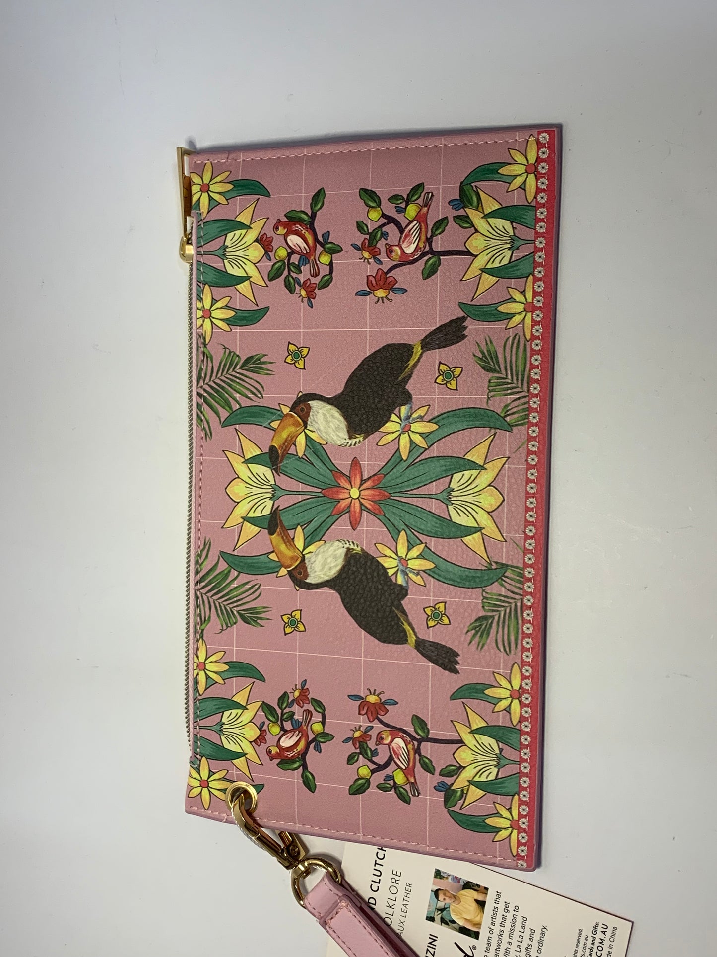 Statement Hand Clutch Mexican Folklore by Murilo Manzini (Artist of La La Land)- BNWT