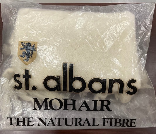 Vintage St. Albans Pure Mohair Shawl/Wrap made in Australia
