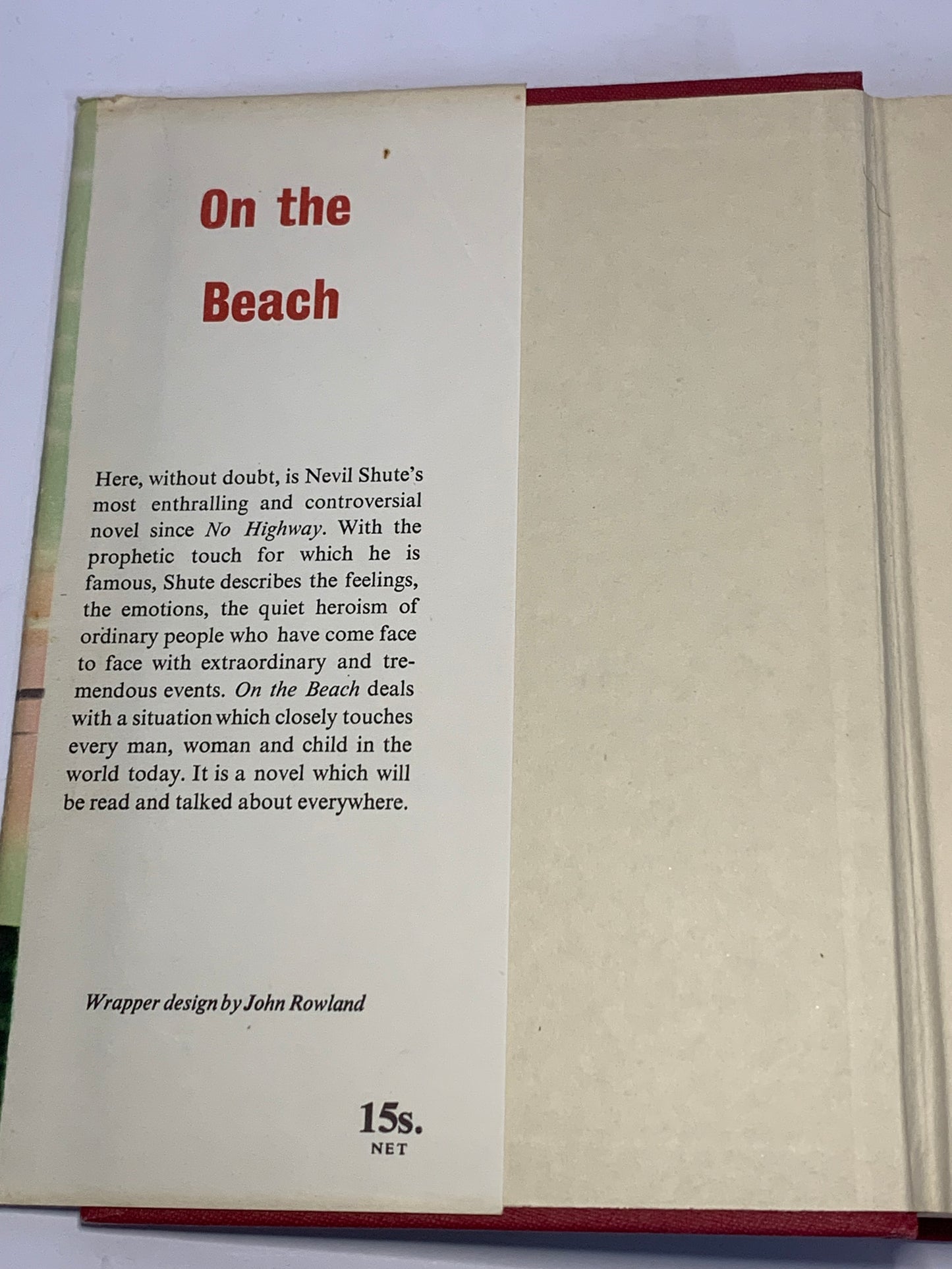 “On the Beach” by Nevil Shute - First Edition 1957