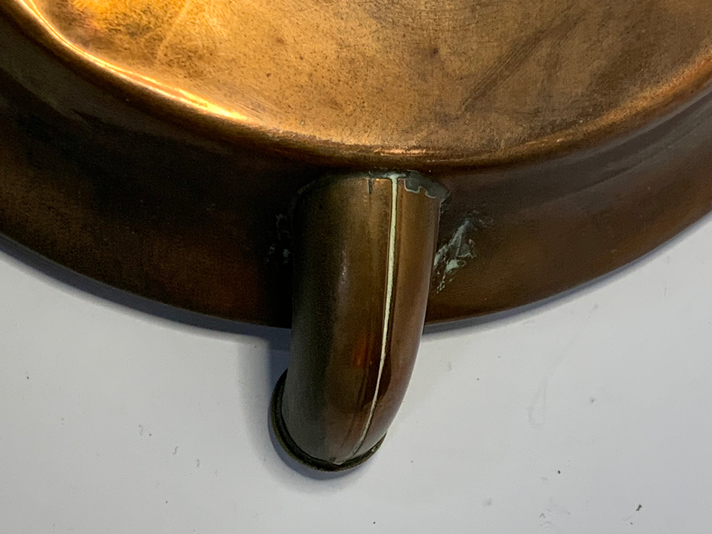 Antique Copper and Brass Warming Plate - English, 1880s to Early 1900s