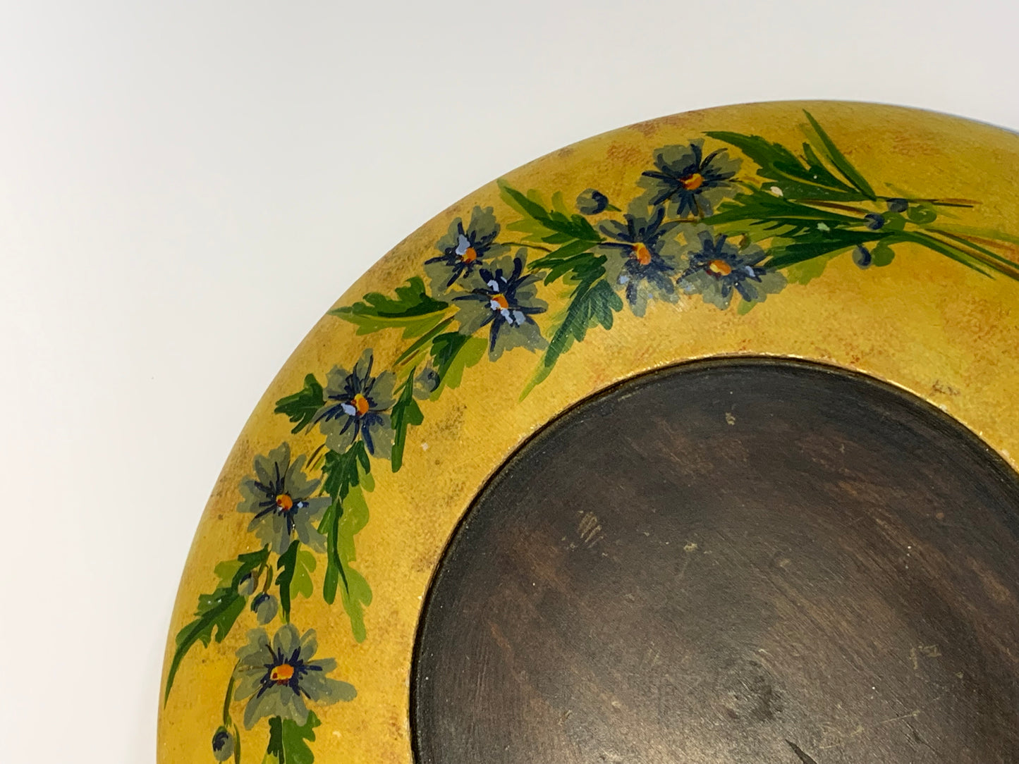 Vintage Handcrafted Hand-painted Wooden Bread/Cheese Board