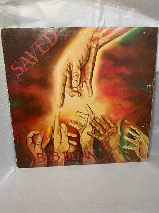 Bob Dylan – Saved LP, CBS, catalog SBP 237458. This is the Australian/New Zealand pressing, released June 1980