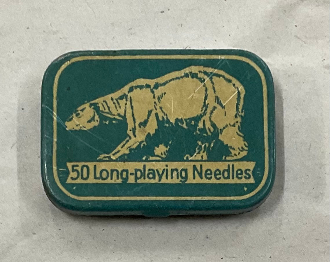 Ice Bear Vintage Gramophone Needle Tin