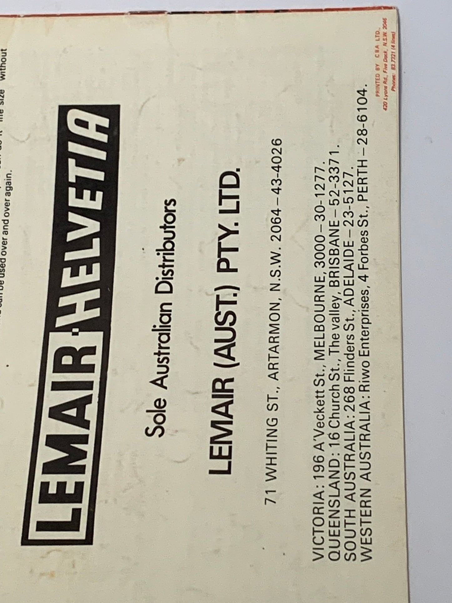 Vintage Lemair-Helvetia knitting pattern brochure from the 1970s