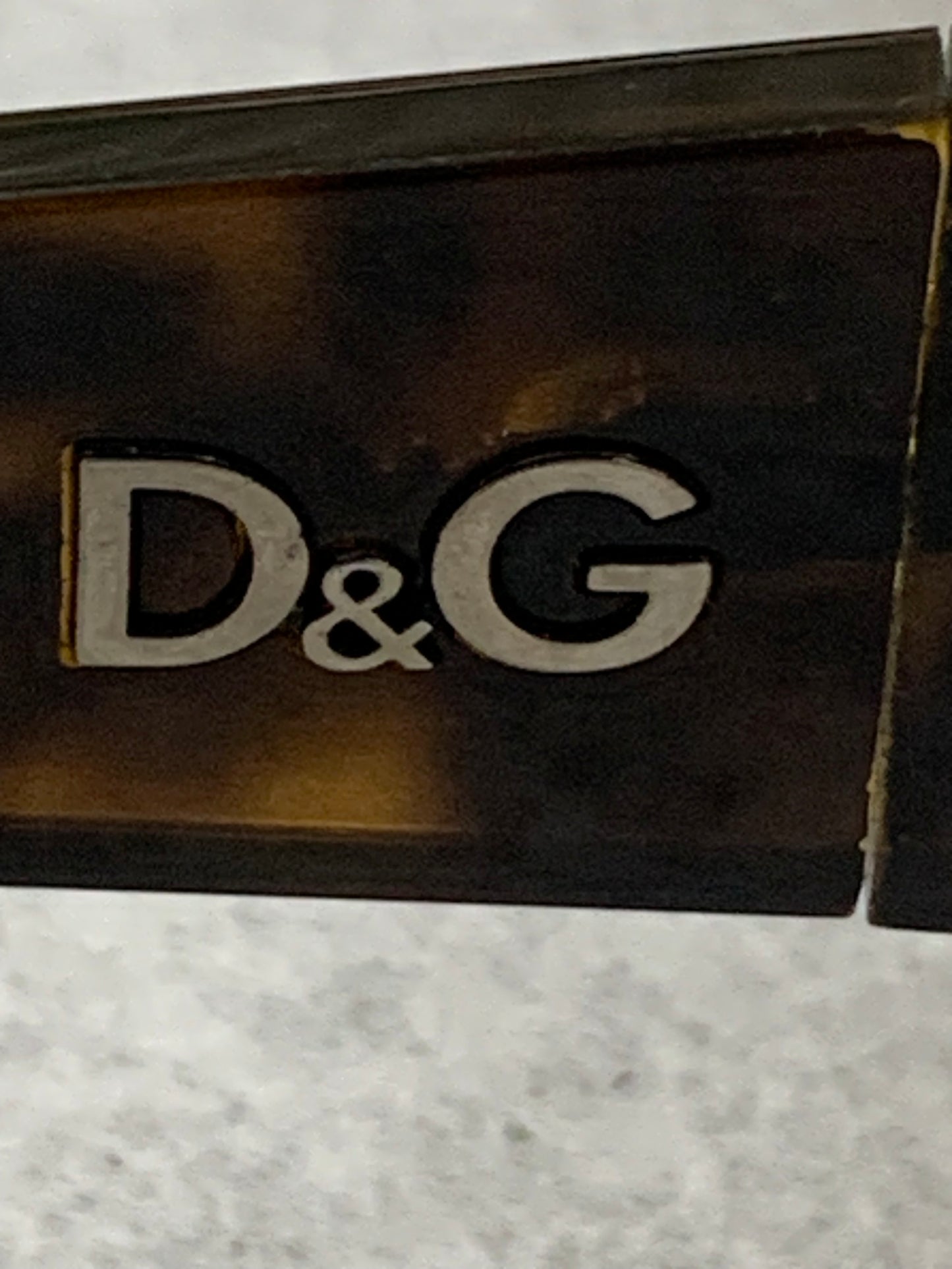 Dolce & Gabbana (D&G) Sunglasses in tortoiseshell with polarized brown lenses