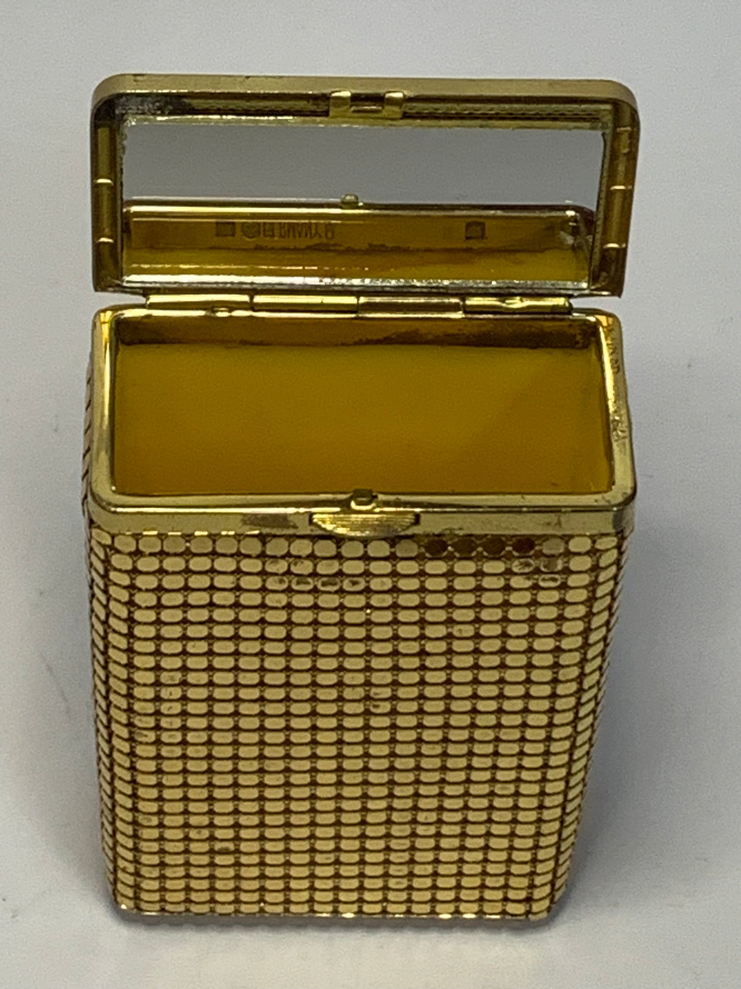 Vintage gold tone metal Cigarette Case