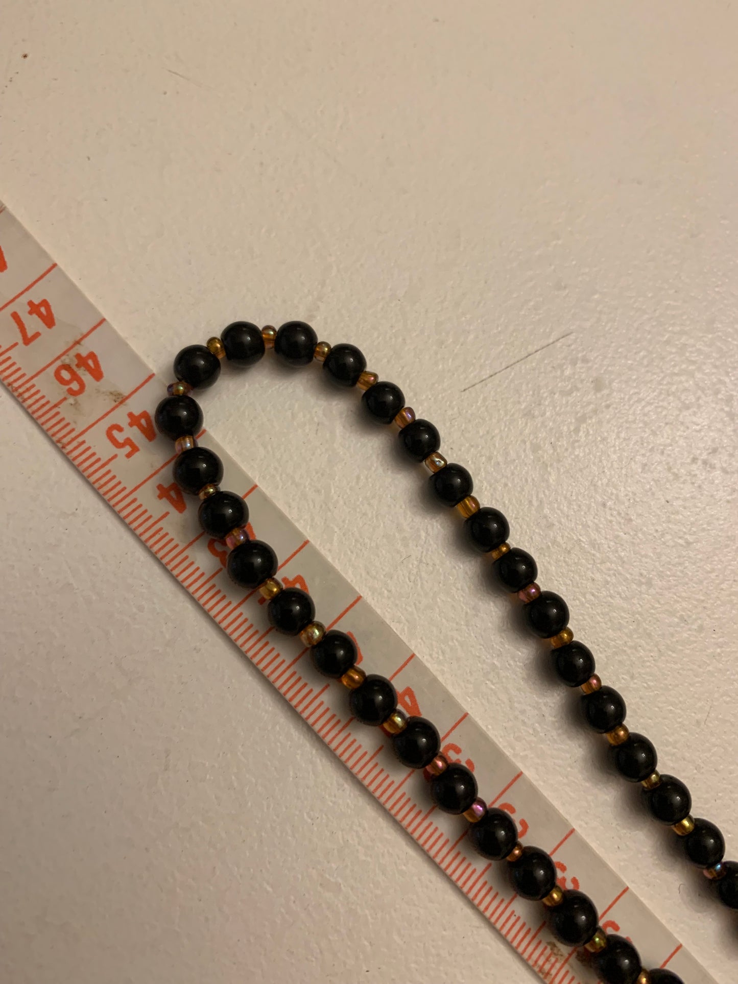 Long Tiger’s Eye and Amber Multi Stone Necklace