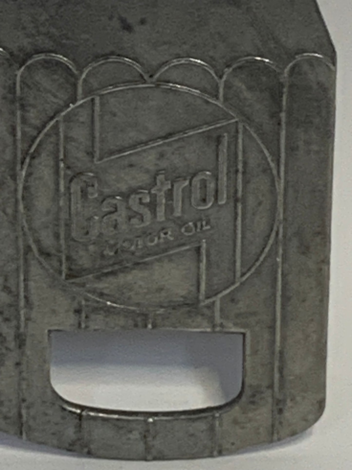 Vintage Castrol Motor Oil advertising bottle opener