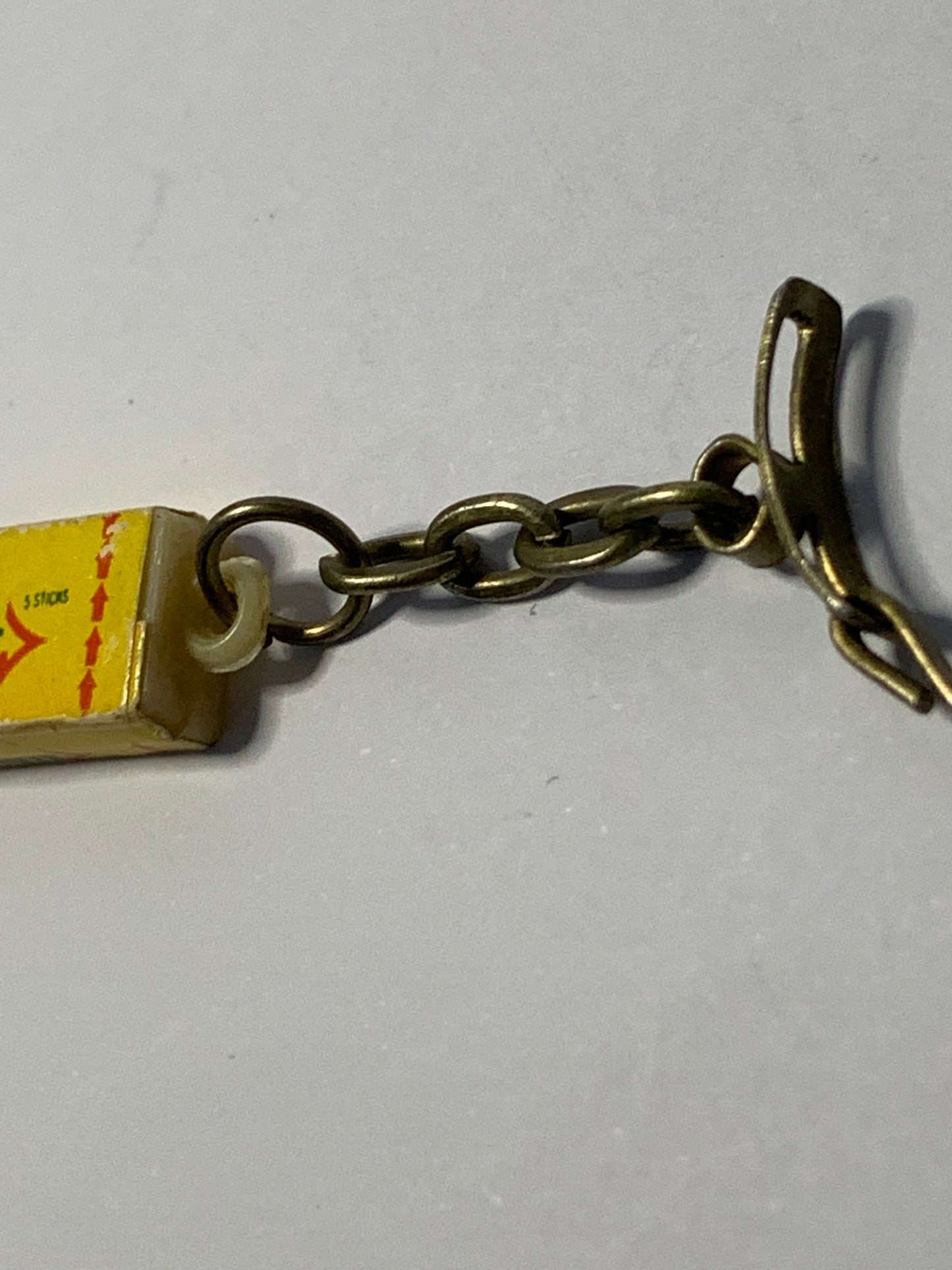 Vintage Wrigley’s Juicy Fruit Chewing Gum Novelty Keychain
