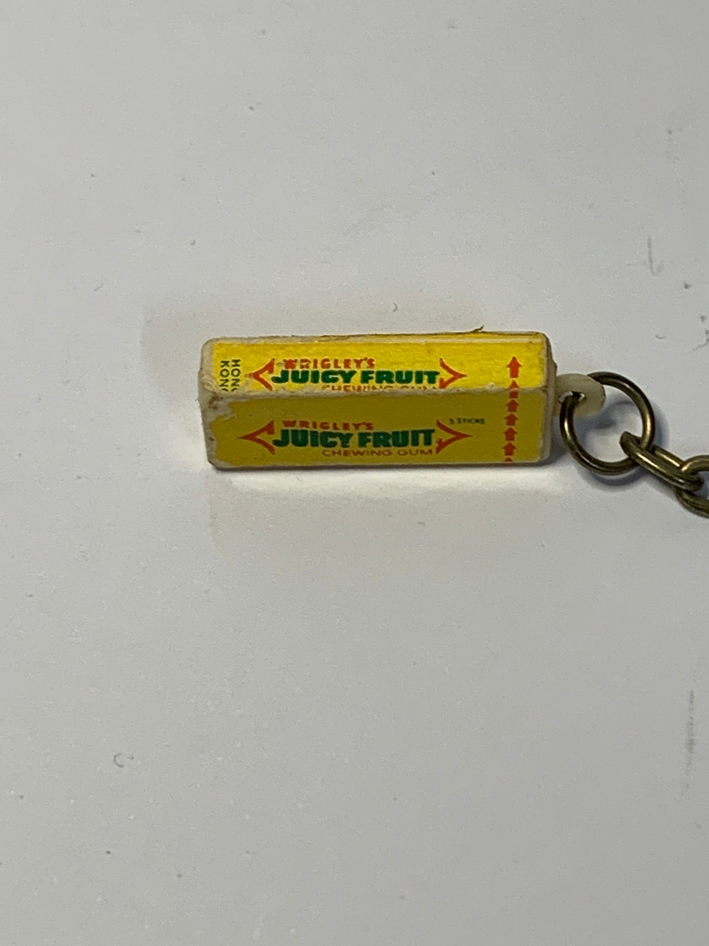Vintage Wrigley’s Juicy Fruit Chewing Gum Novelty Keychain