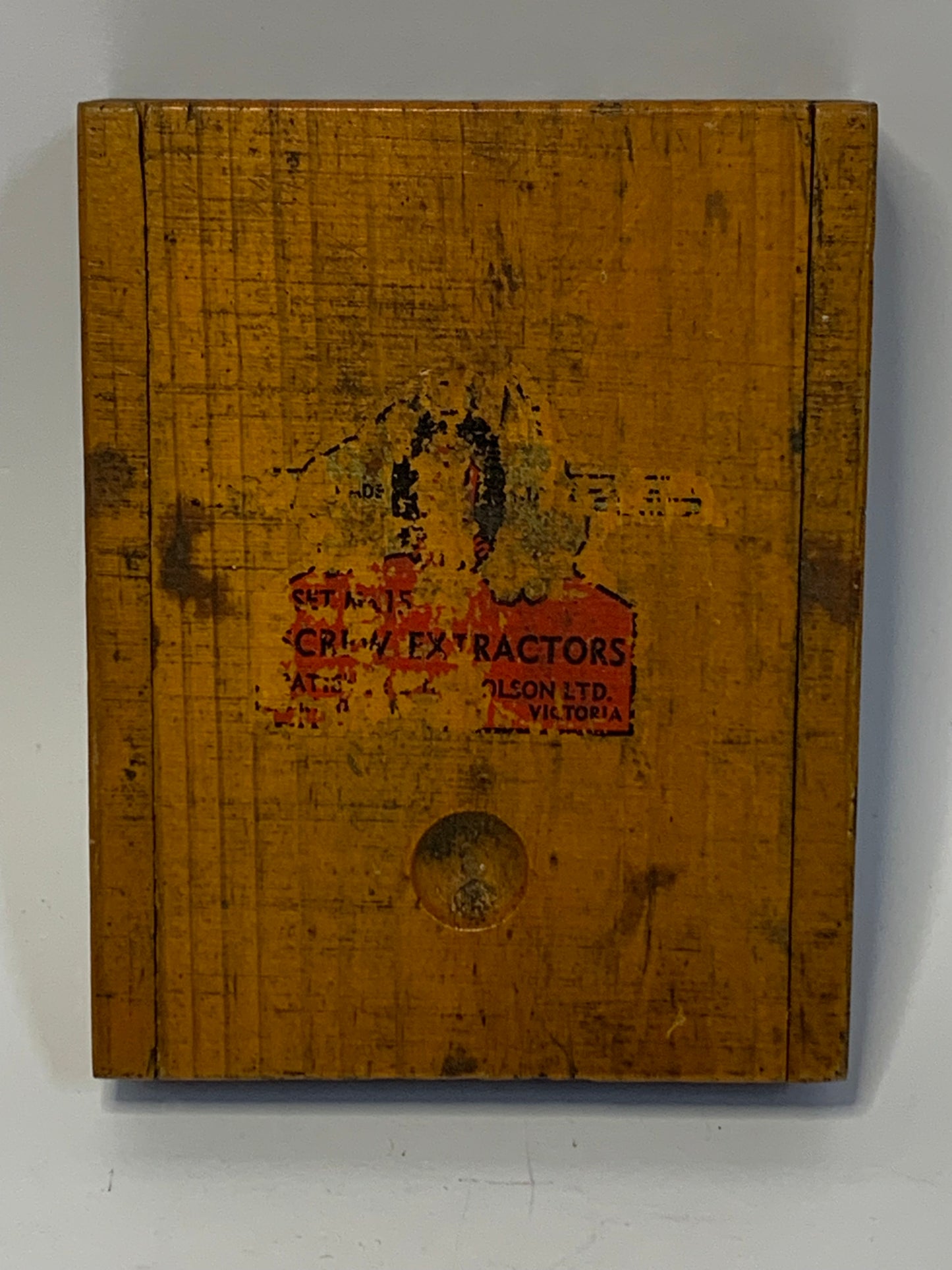 Vintage Patience & Nicholson Screw Extractor Set in Timber Case