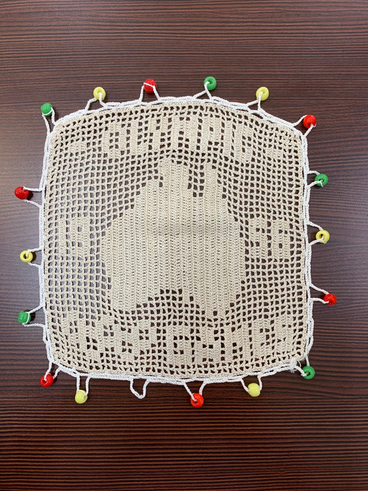 Rare 1956 Melbourne Olympic Games Commemorative Milk Jug Cover with Beaded Edge