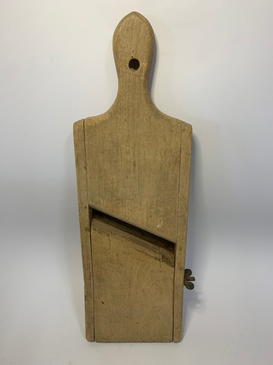 Antique Wooden Mandoline Slicer - Vintage Kitchen Tool