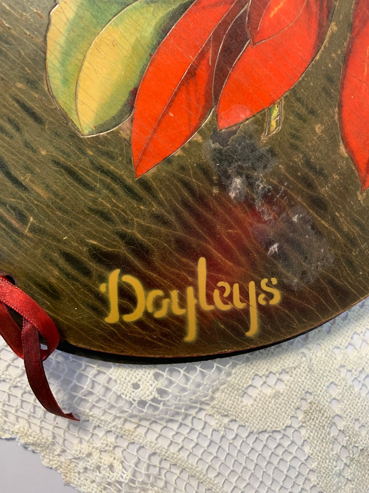 Vintage Floral Design Doyley Press Holder