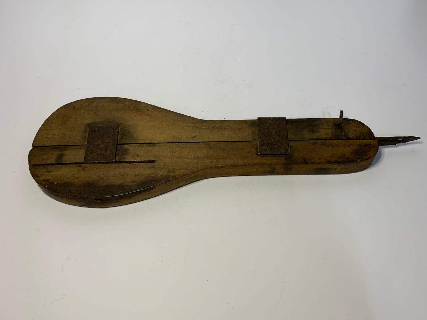 Antique Wooden Sliding Needle Stitcher for rug making