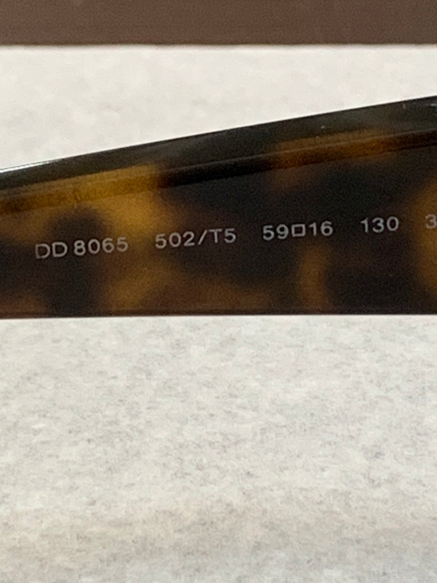 Dolce & Gabbana (D&G) Sunglasses in tortoiseshell with polarized brown lenses