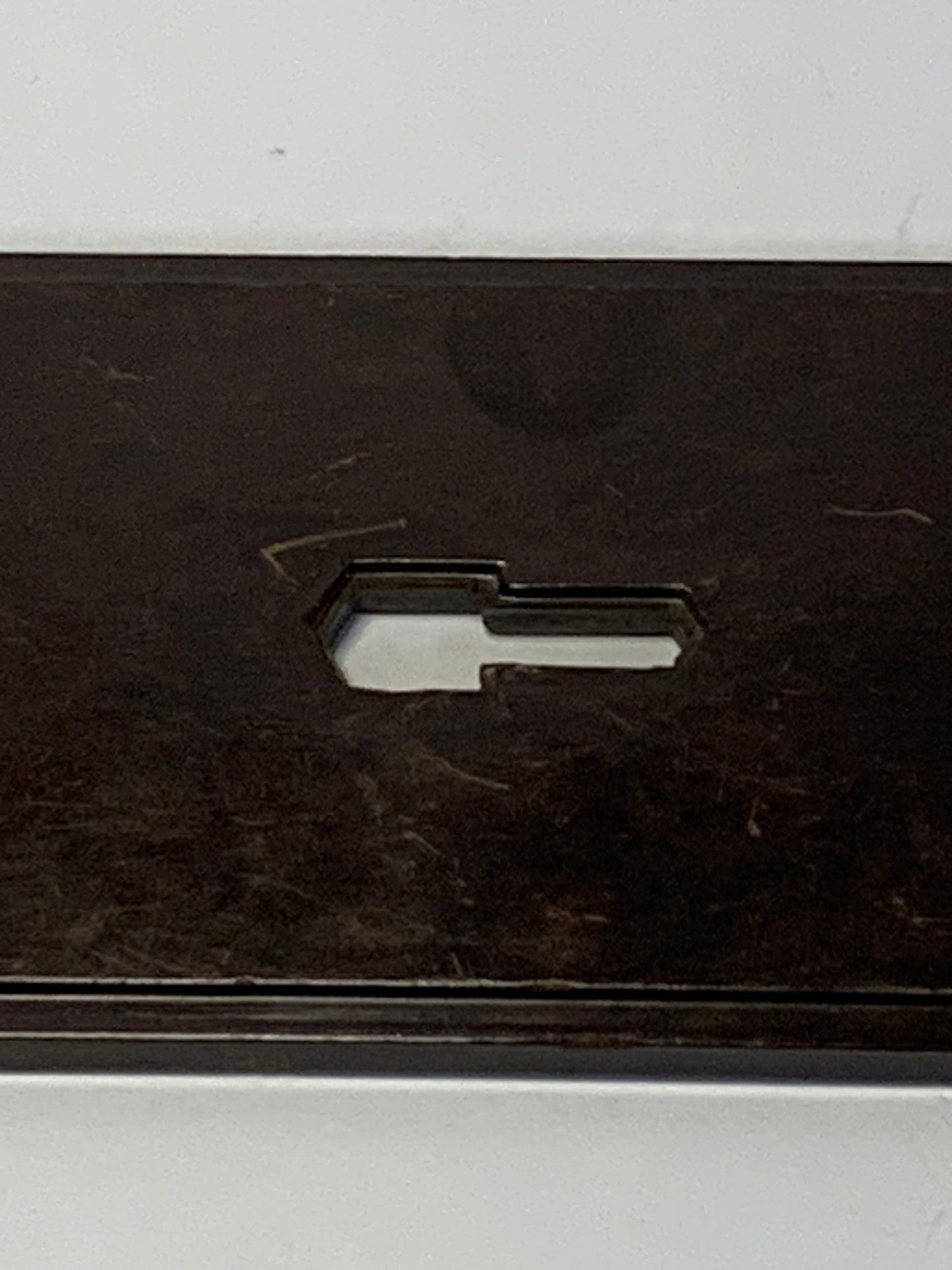 Authentic Vintage Bakelite Door Plate/Escutcheon - Made by Brolite in England