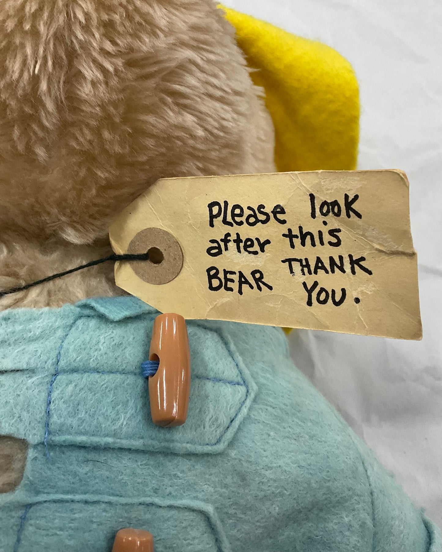 Vintage Eden Toys Paddington Bear Plush (1975 Licensed Edition)