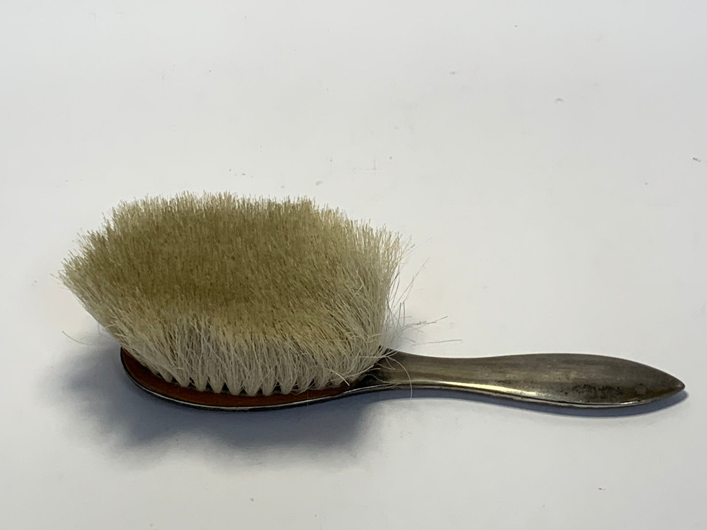 Antique Sterling Silver Backed Brush with Ornate Detailing