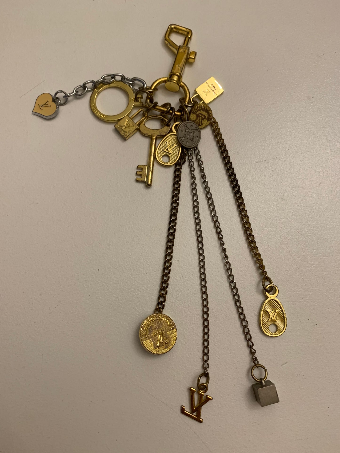 Vintage Louis Vuitton Multi Charm Keychain/Bag Charm