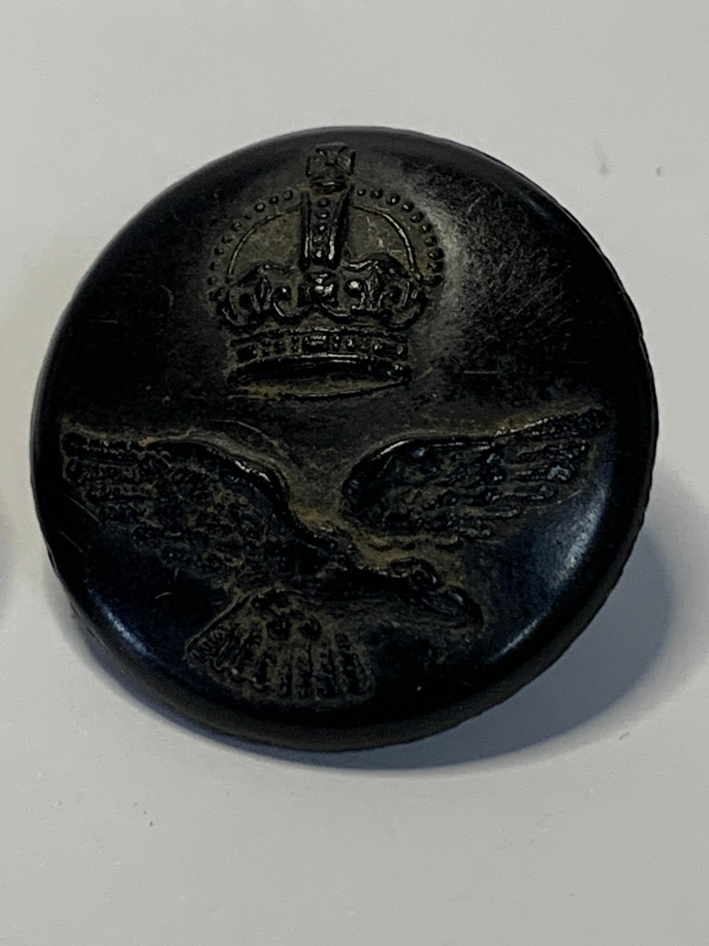 WW2 Bakelite Royal Air Force uniform Buttons set of 3