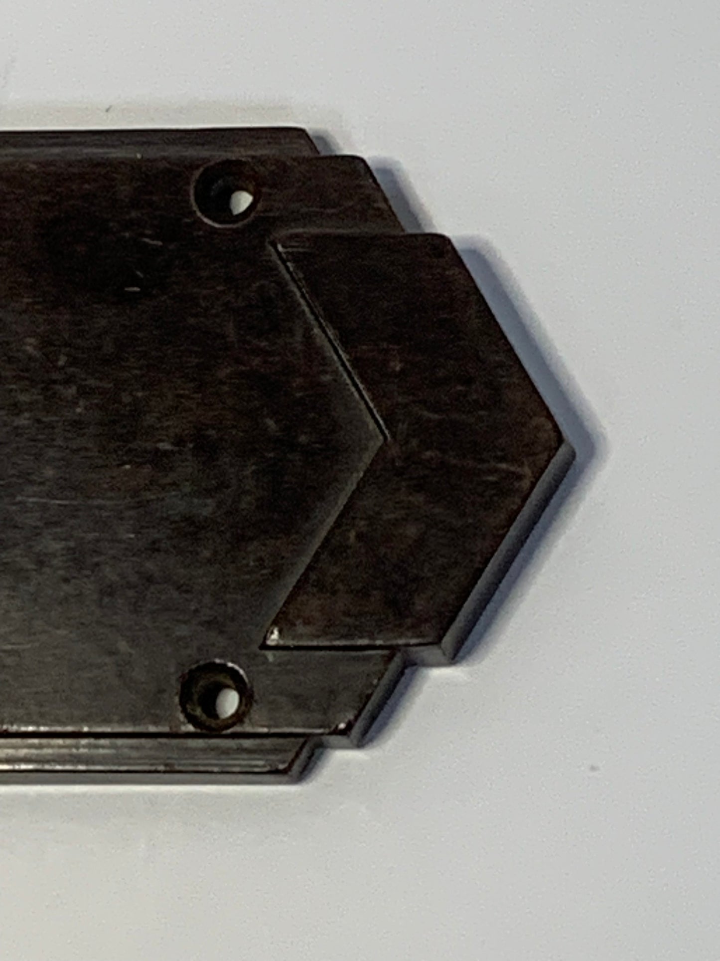 Authentic Vintage Bakelite Door Plate/Escutcheon - Made by Brolite in England