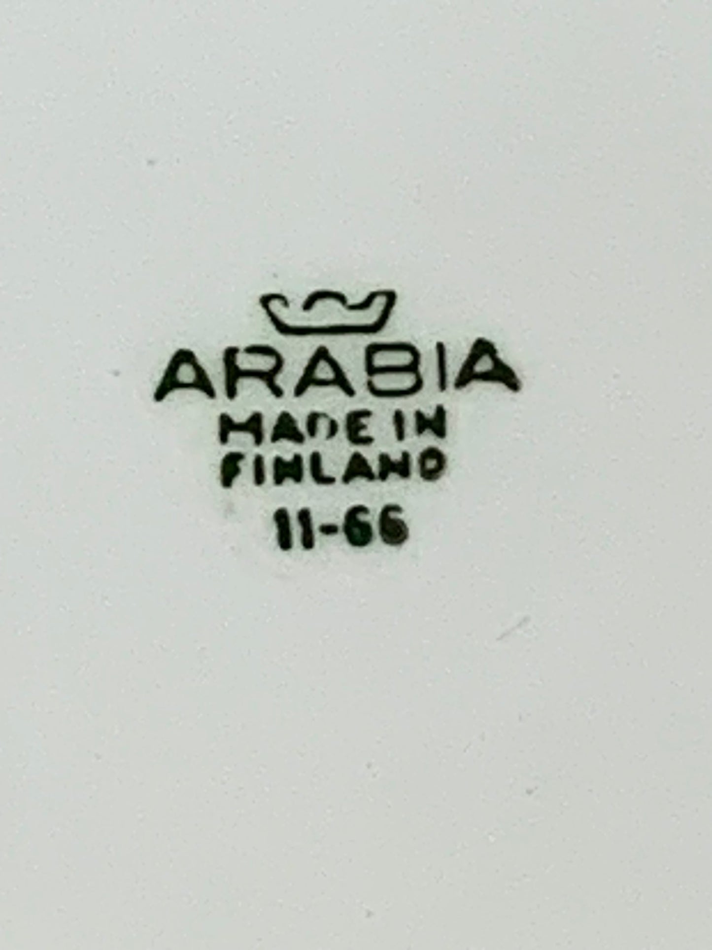 Arabia of Finland — Pomona pattern lidded jar/canister (jam pot or preserve jar), designed by Raija Uosikkinen in the 1960s