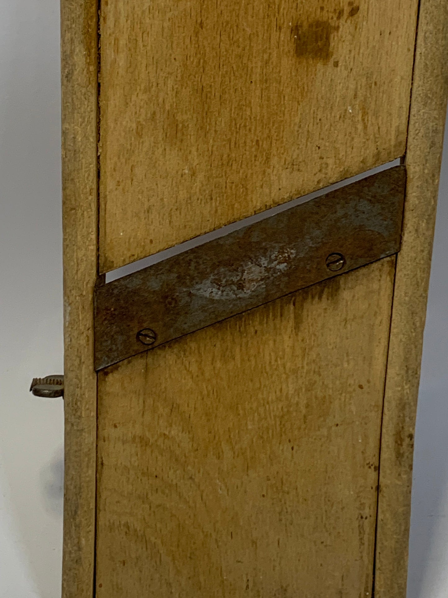 Antique Wooden Mandoline Slicer - Vintage Kitchen Tool
