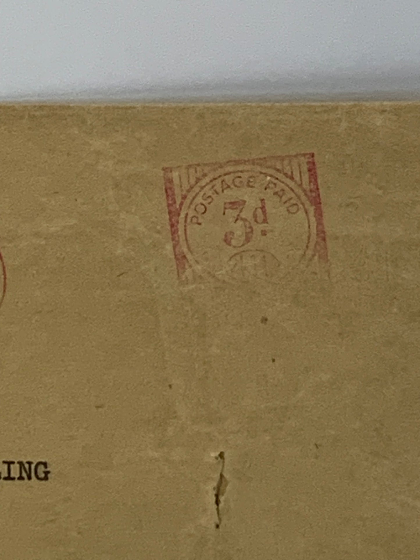 Vintage 1955 envelope from “The Australian Women’s Weekly Patterns” service