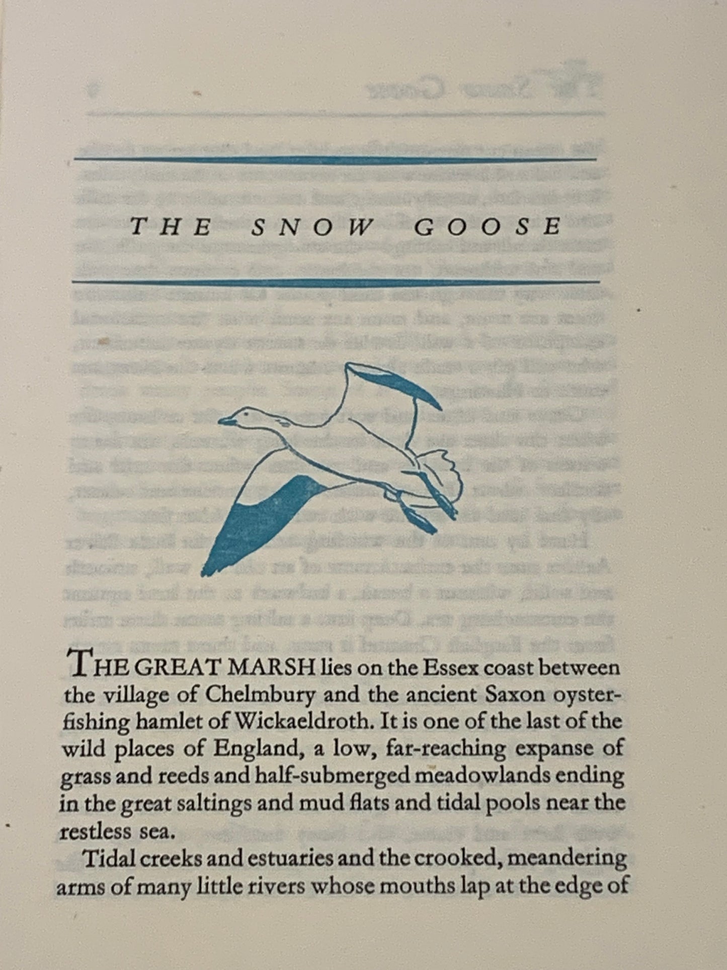 First Edition “The Snow Goose” by Paul Gallico (1951)