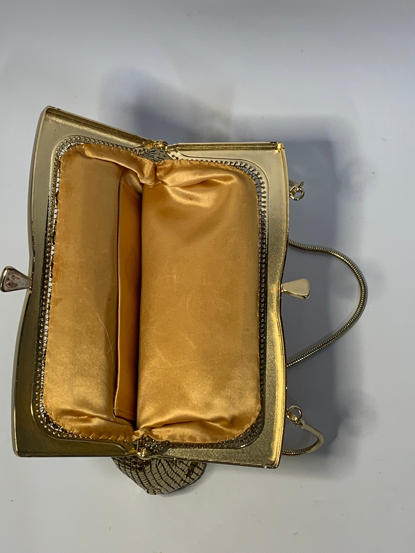 Vintage Gold Mesh Evening Purse