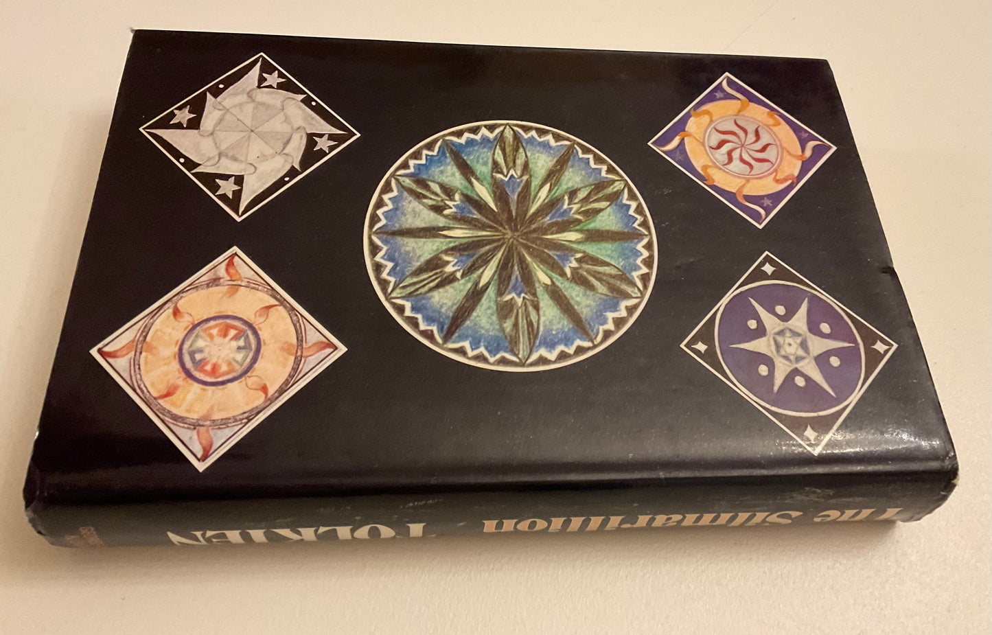 1977 first edition, first printing of The Silmarillion by J.R.R. Tolkien, published by George Allen & Unwin, London.