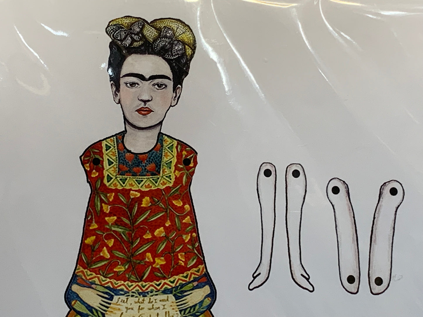 Frida Paper Doll/Puppet