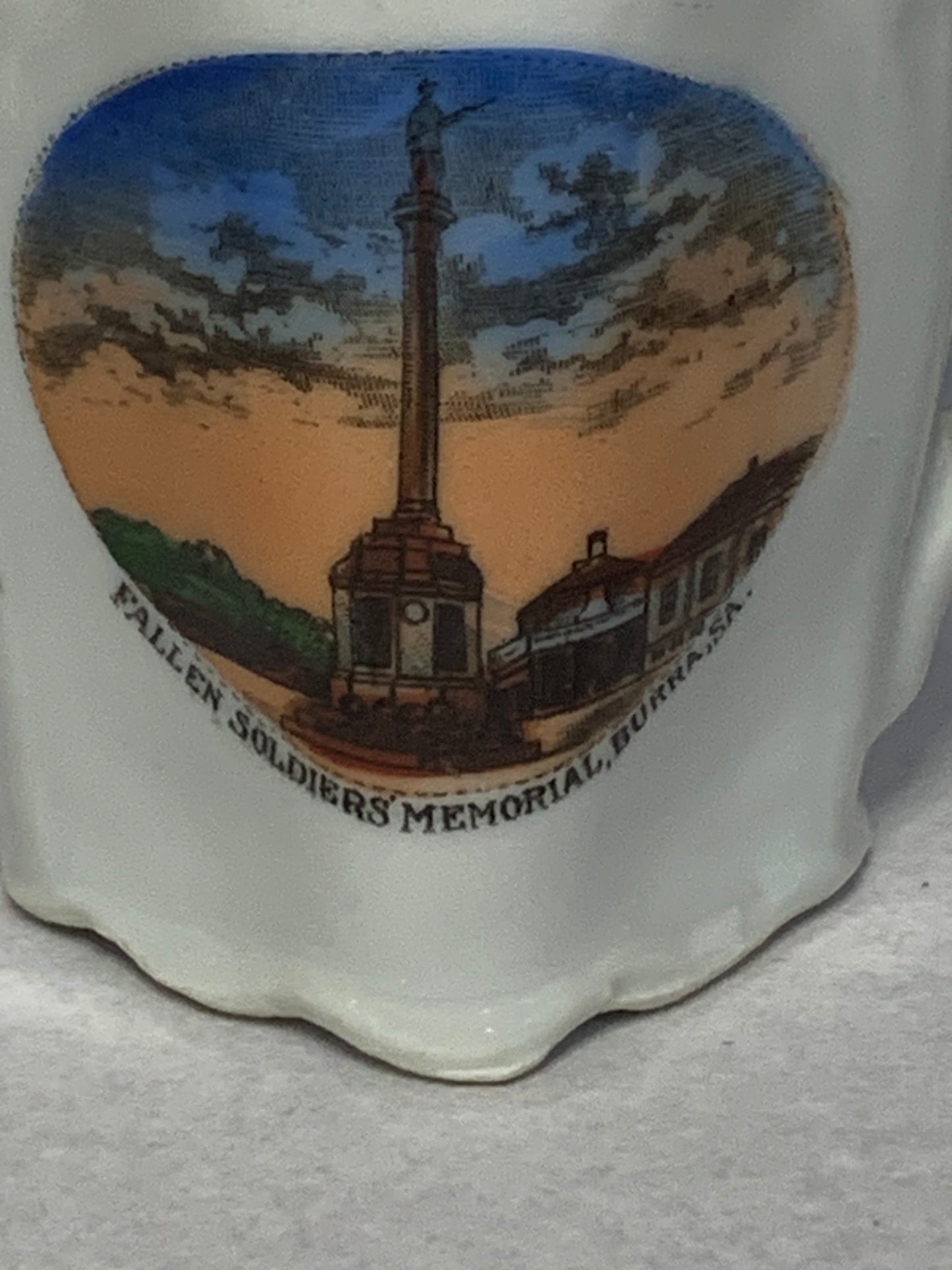Vintage Souvenir Creamer - Fallen Soldiers Memorial, Burra, South Australia