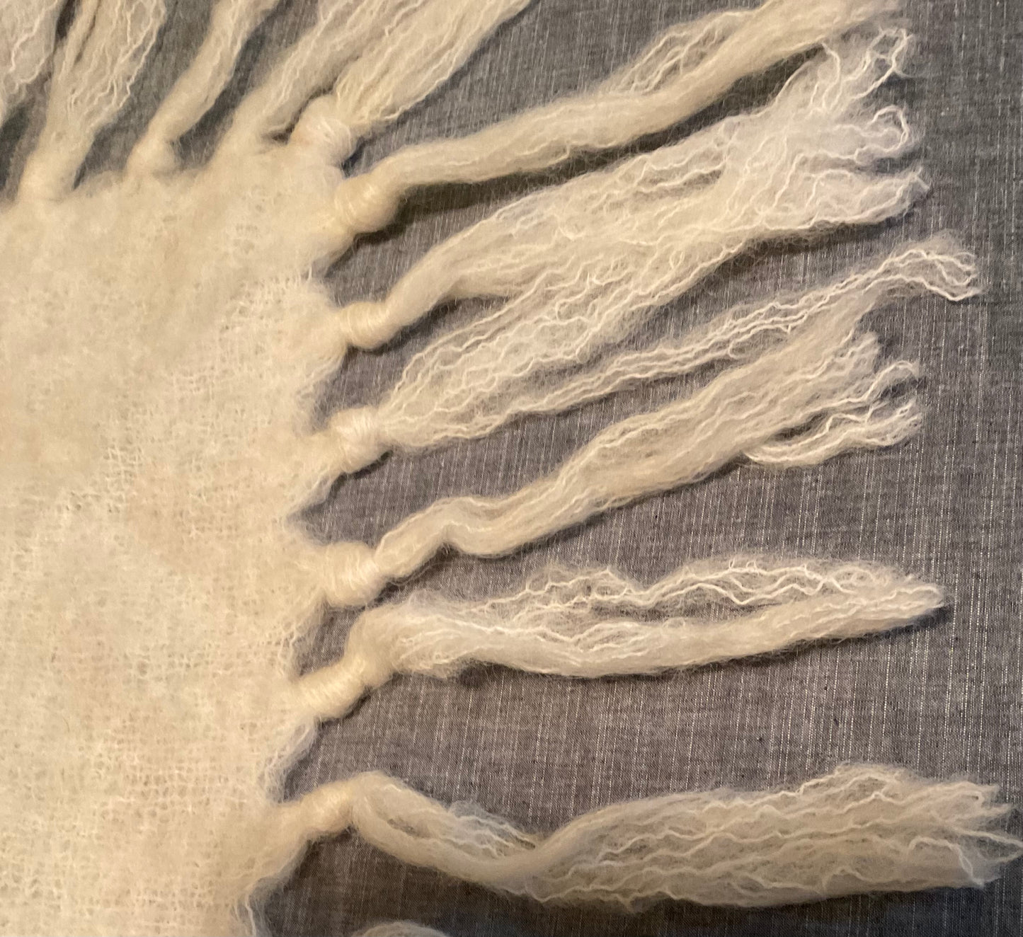 Vintage St. Albans Pure Mohair Shawl/Wrap made in Australia