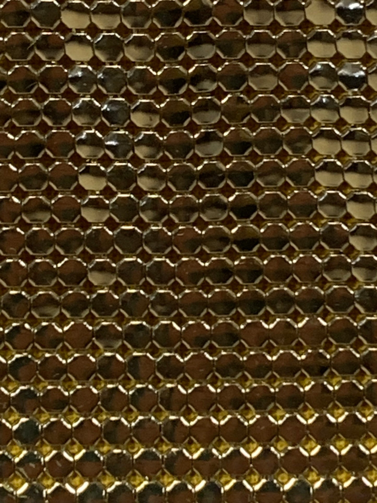 Vintage Gold Mesh Evening Purse